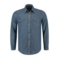 Lemon & Soda Shirts Denim for Him Blue Denim