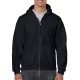 Gildan Full Zip Hooded Sweat 18600 Black