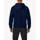 Gildan Full Zip Hooded Sweat 18600 Navy