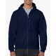 Gildan Full Zip Hooded Sweat 18600 Navy