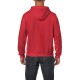 Gildan Full Zip Hooded Sweat 18600 Rood