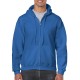 Gildan Full Zip Hooded Sweat 18600 Royal Blue