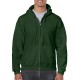 Gildan Full Zip Hooded Sweat 18600 ForestGreen