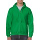 Gildan Full Zip Hooded Sweat 18600 IrishGreen